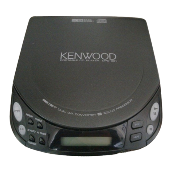 Kenwood DPC-331 Instruction Manual