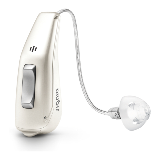 signia Motion 13 BT primax User Manual