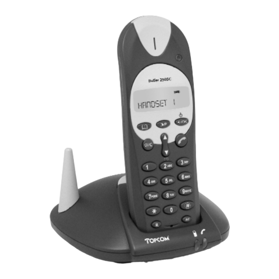 Topcom Butler 2505 User Manual