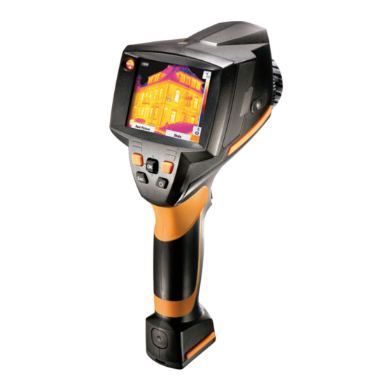 TESTO 875i Brief Instructions