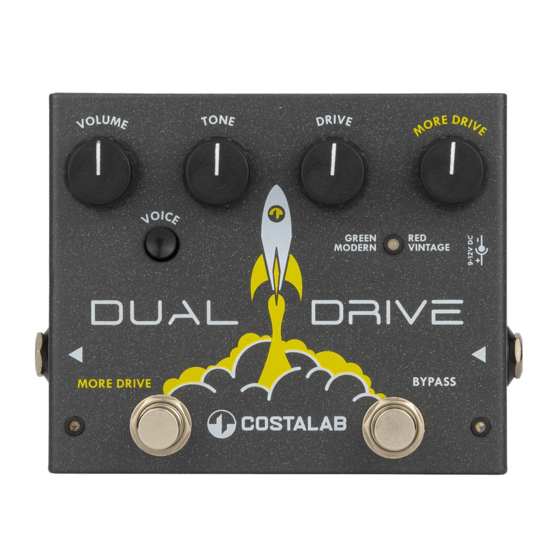 Costalab DUAL DRIVE Quick Start Manual