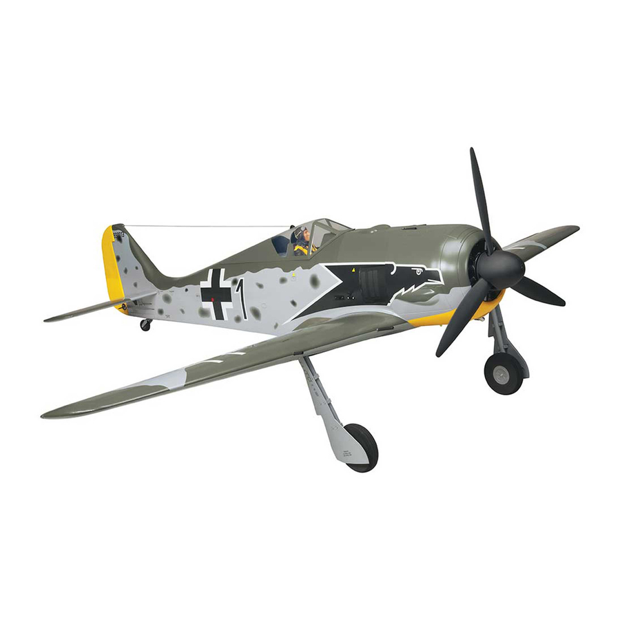 Top Flite FW 190 Instruction Manual