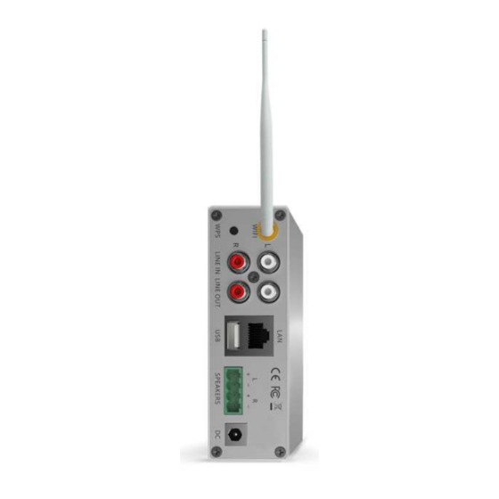 User Manuals: Aquasound WMA50 WiFi Audio Amplifier
