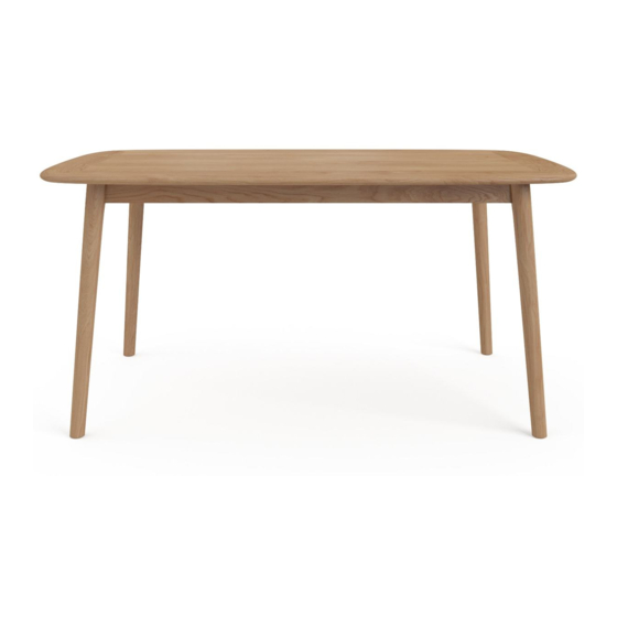BROSA Kaneko Dining Table Assembly Manual