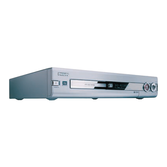 Philips DVDR70/001 Technical Specifications