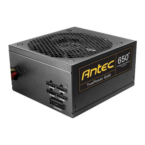 Antec Trupower Gold TP-650G User Manual