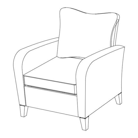 Canvas BRETON ARM CHAIR 088-2184-2 Assembly Instructions Manual