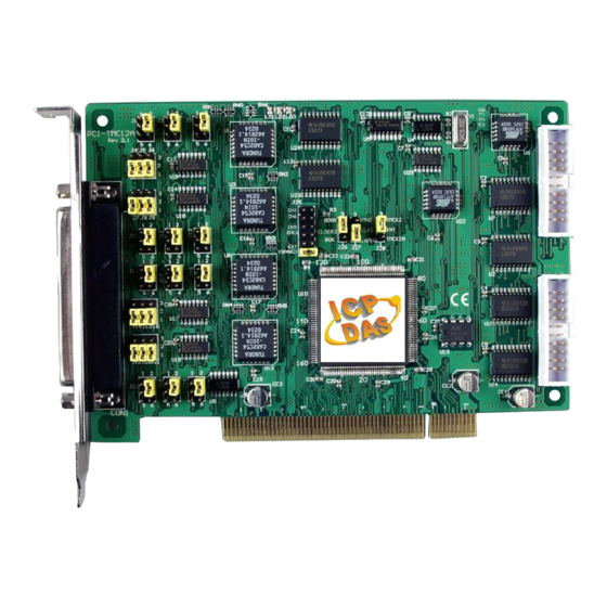 ICP DAS USA PCI-TMC12A Quick Start Manual