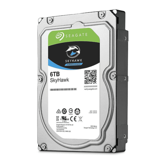 Seagate SkyHawk ST6000VX001 Product Manual