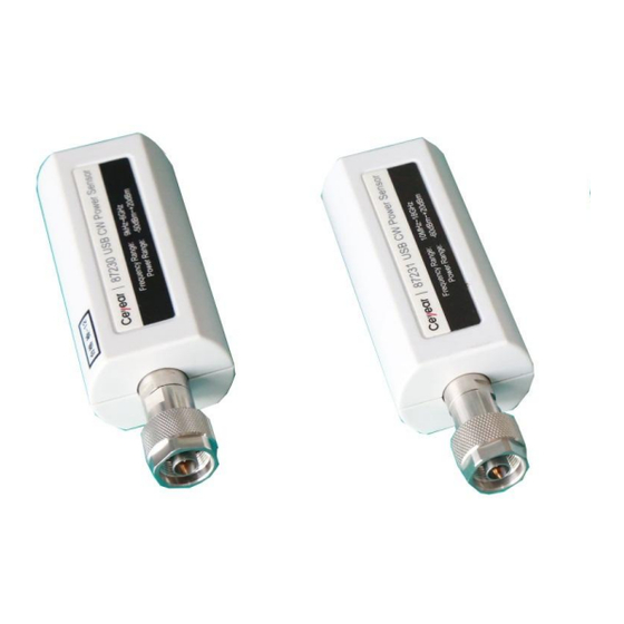 Ceyear 87230 Series USB Power Sensor Manuals