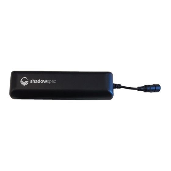 Shadowspec SS-1 Quick Start Manual