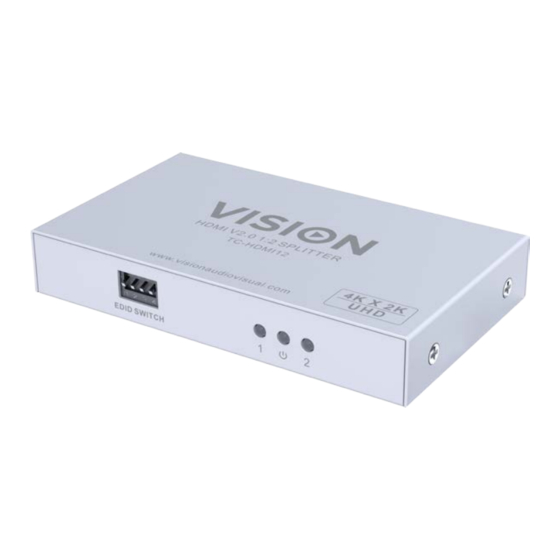 Vision TC-HDMI12 Owner's Manual