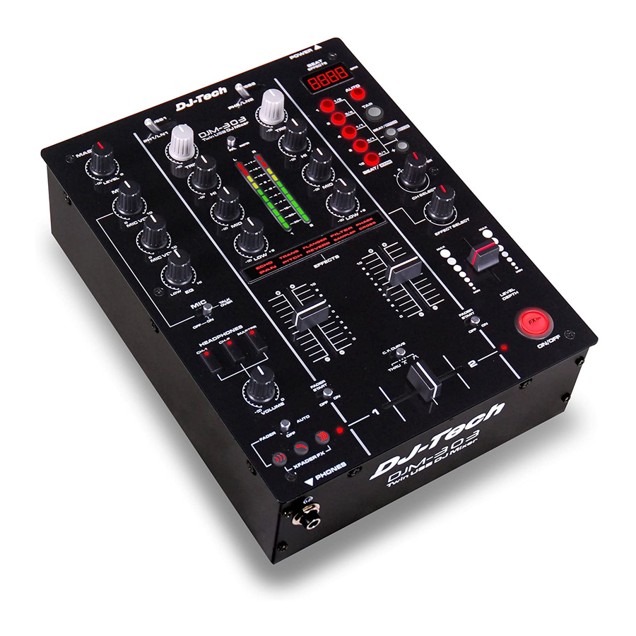 DJ-Tech DJM-303 User Manual