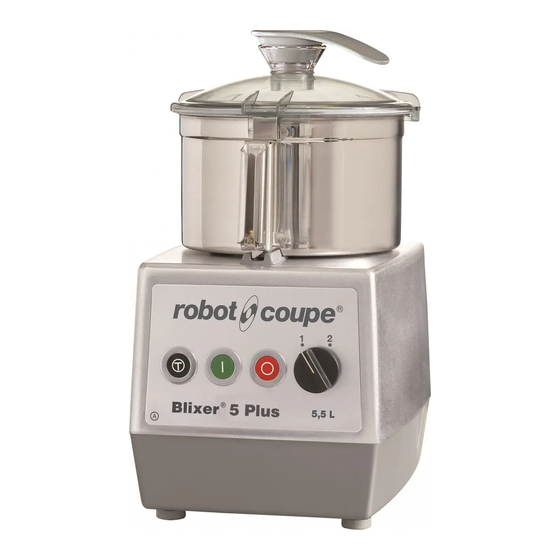 Robot Coupe BLIXER 5 Plus Manual