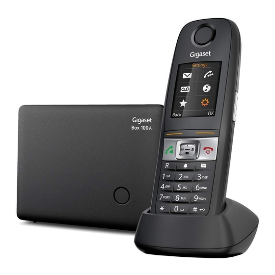 Gigaset E630 User Manual