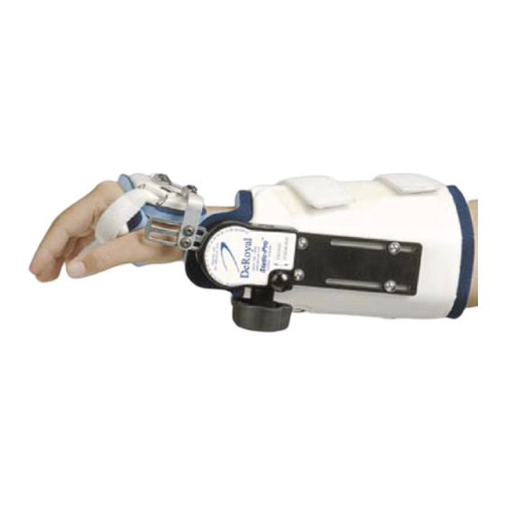 DeRoyal Static-Pro Wrist Instructions For Use