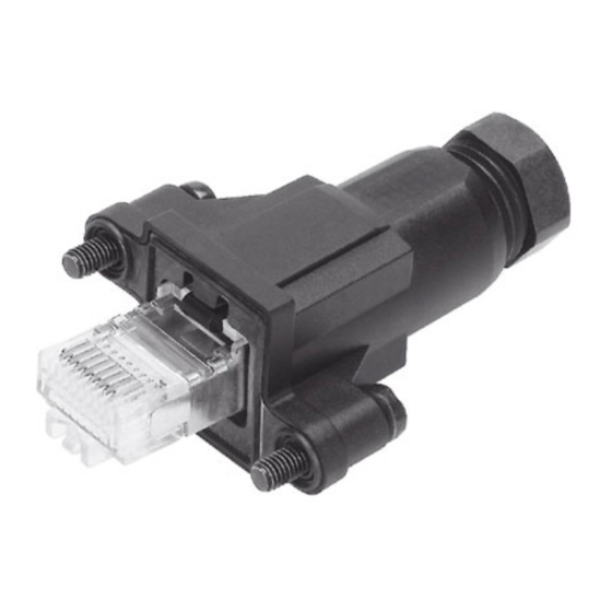 Festo FBS-RJ45-8-GS Assembly Instructions