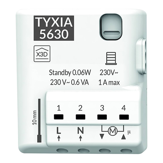 DELTA DORE TYXIA 5630 Manual