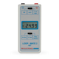 Time Electronics 7007 Loop-Mate 2 User Manual