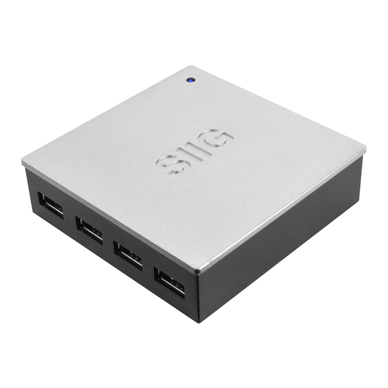 SIIG JU-H70411-S2 Quick Installation Manual