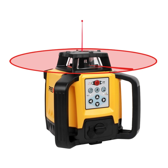 Prexiso PR500HVG Rotary Laser Manuals
