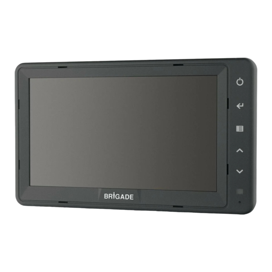 Brigade VBV-750M-S 5-inch LCD Monitor Manuals