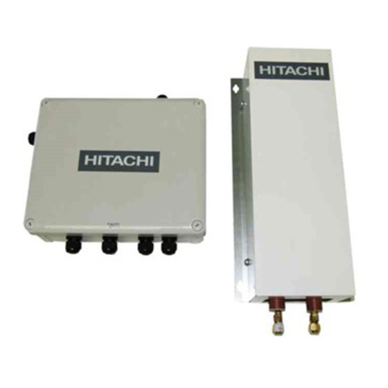 Hitachi EXV-2.0E2 Installation And Operation Manual