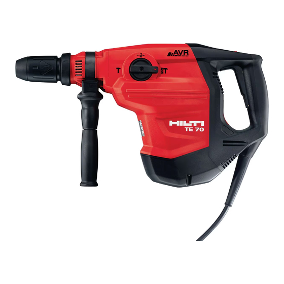 Hilti TE 70-AVR Original Operating Instructions