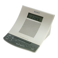 Sony ICF-C703 - Am/fm Clock Radio Operating Instructions Manual