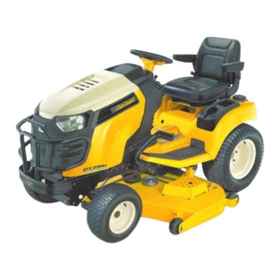 Cub Cadet 2000 Series Professional Shop Manual