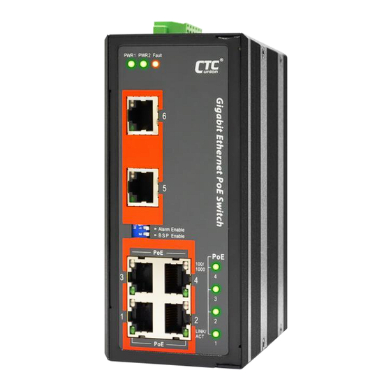 CTC Union IGS-600-4PH24 Quick Installation Manual