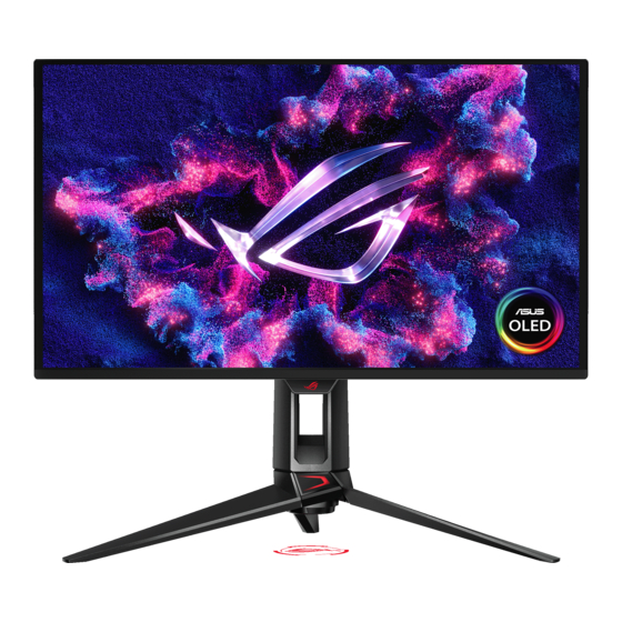 Asus ROG SWIFT OLED PG27UCDM Manuals