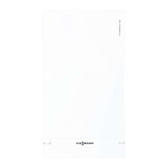 Viessmann Vitodens 100-W Compact Domestic Product Manual
