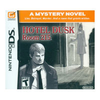 Nintendo Hotel Dusk: Room 215 61313A Instruction Booklet