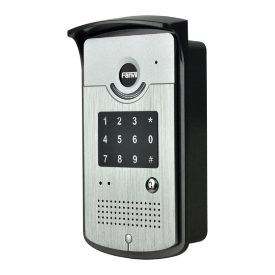 Fanvil I20 T Quick Installation Manual