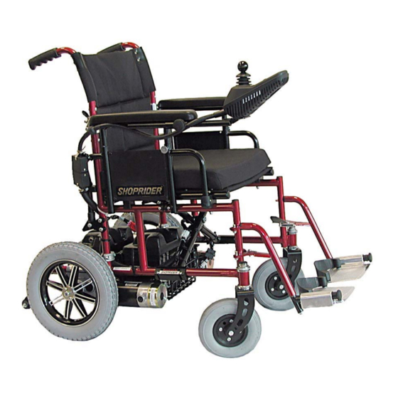 Shoprider PHFW-1018 Owner's Manual