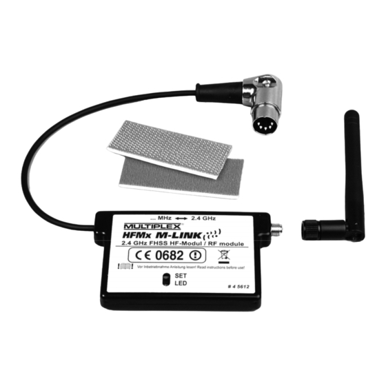 Multiplex HFM M-LINK Series Operating Instructions Manual
