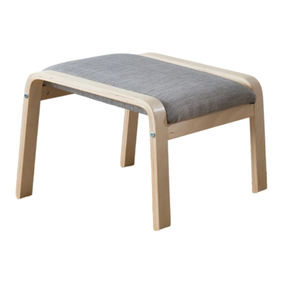 Mocka Asta Luxe Footstool Assembly Instructions