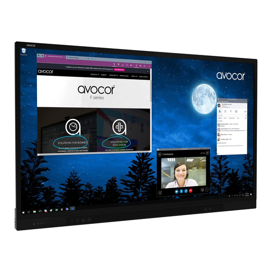 AVOCOR AVF-8650 Installation And Operation Manual