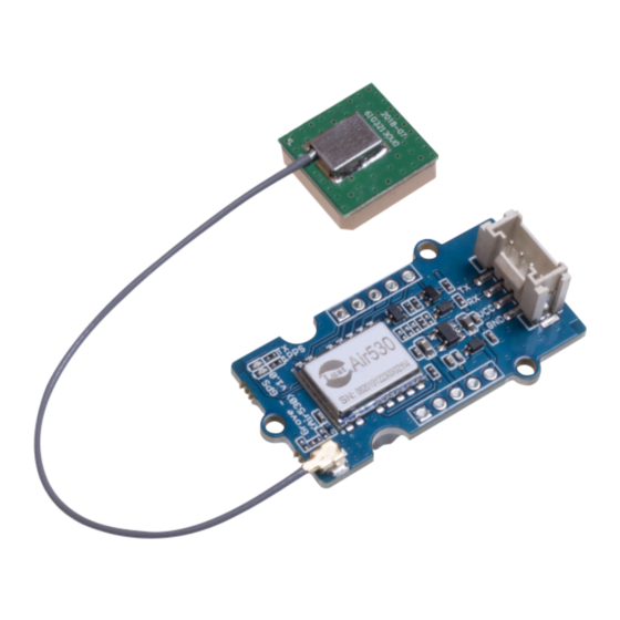 Mouser Electronics seeed Air530 Quick Start Manual