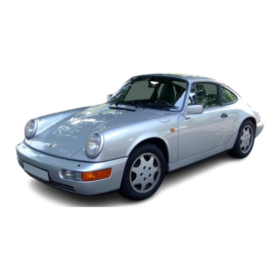 Porsche 911 turbo Owner's Manual