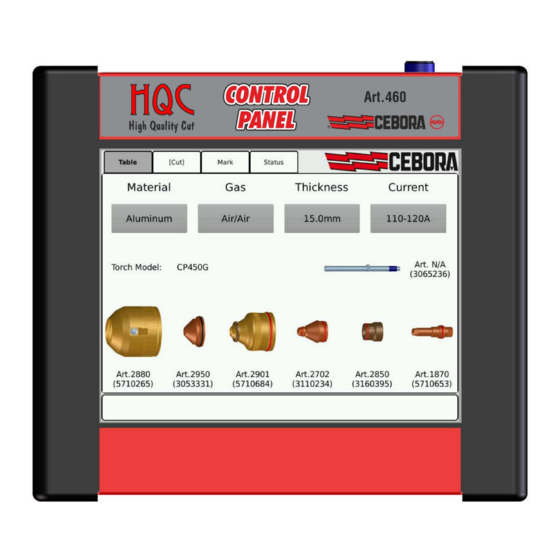 Cebora 460.01 Instruction Manual