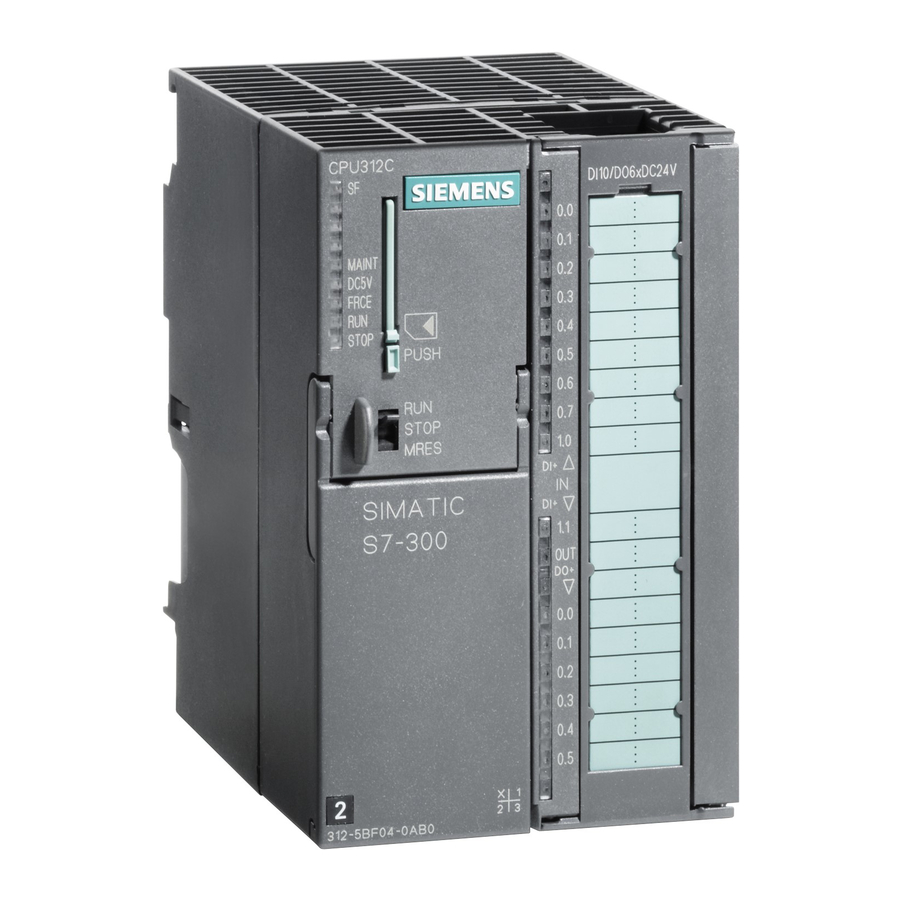 Siemens S7-300 Manual