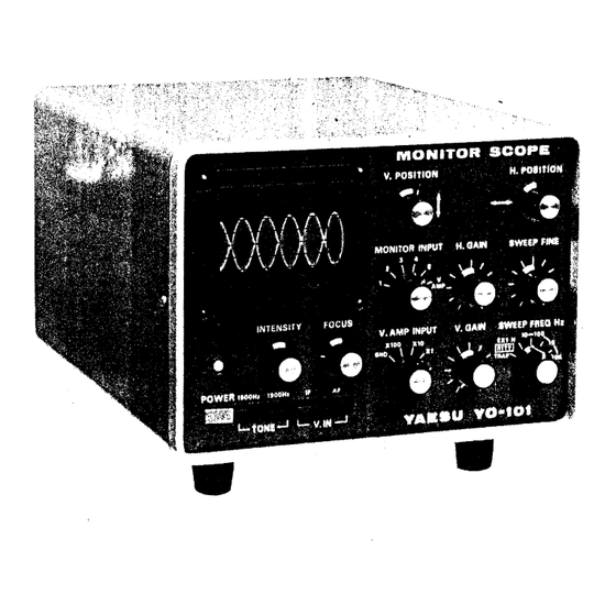 Yaesu YO-101 Manual