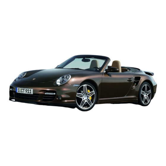 Porsche 911 Turbo User Handbook Manual