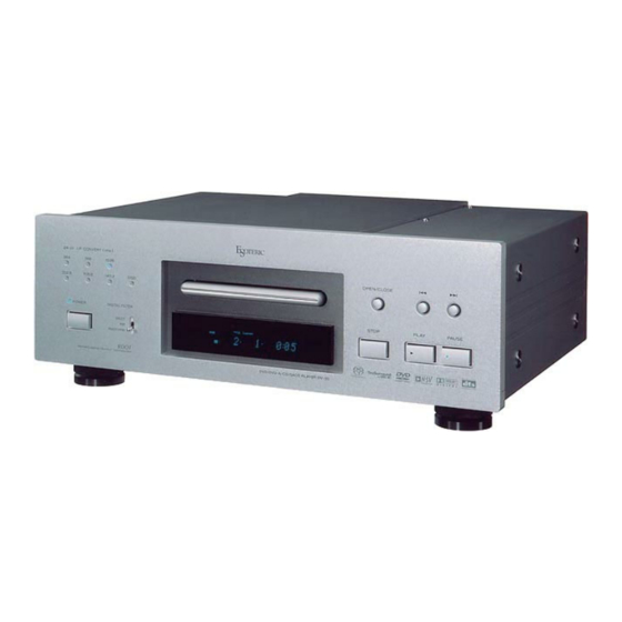 TEAC ESOTERIC DV-50 SERVICE MANUAL Pdf Download | ManualsLib