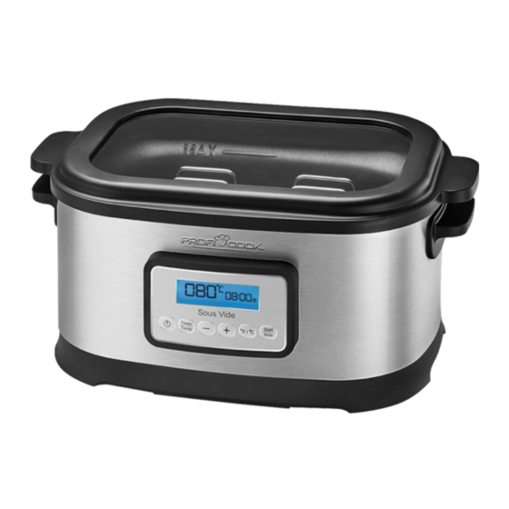 Profi Cook PC-SV 1112 Instruction Manual