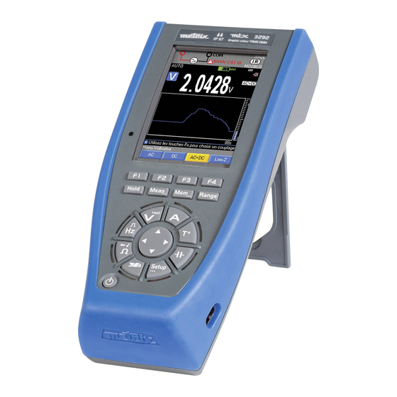 Metrix MTX 3292 Quick Start Manual