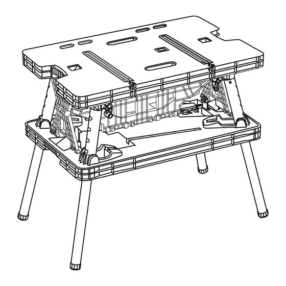 Keter FORTOOLS PORTABLECLAMPING WORKSTATION Instruction Manual