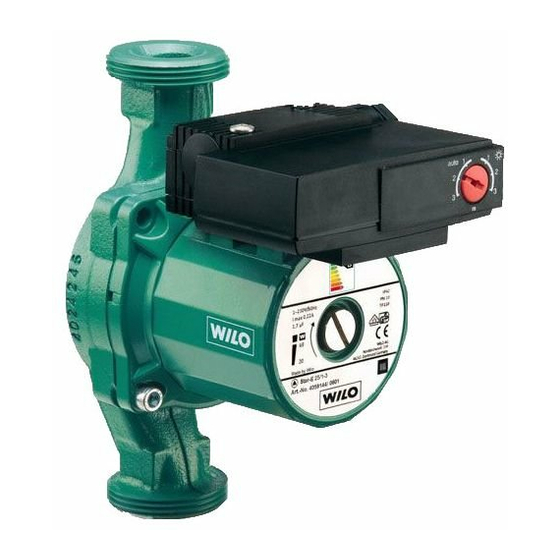 Wilo Easy Star Series Installation And Operating Instructions Manual